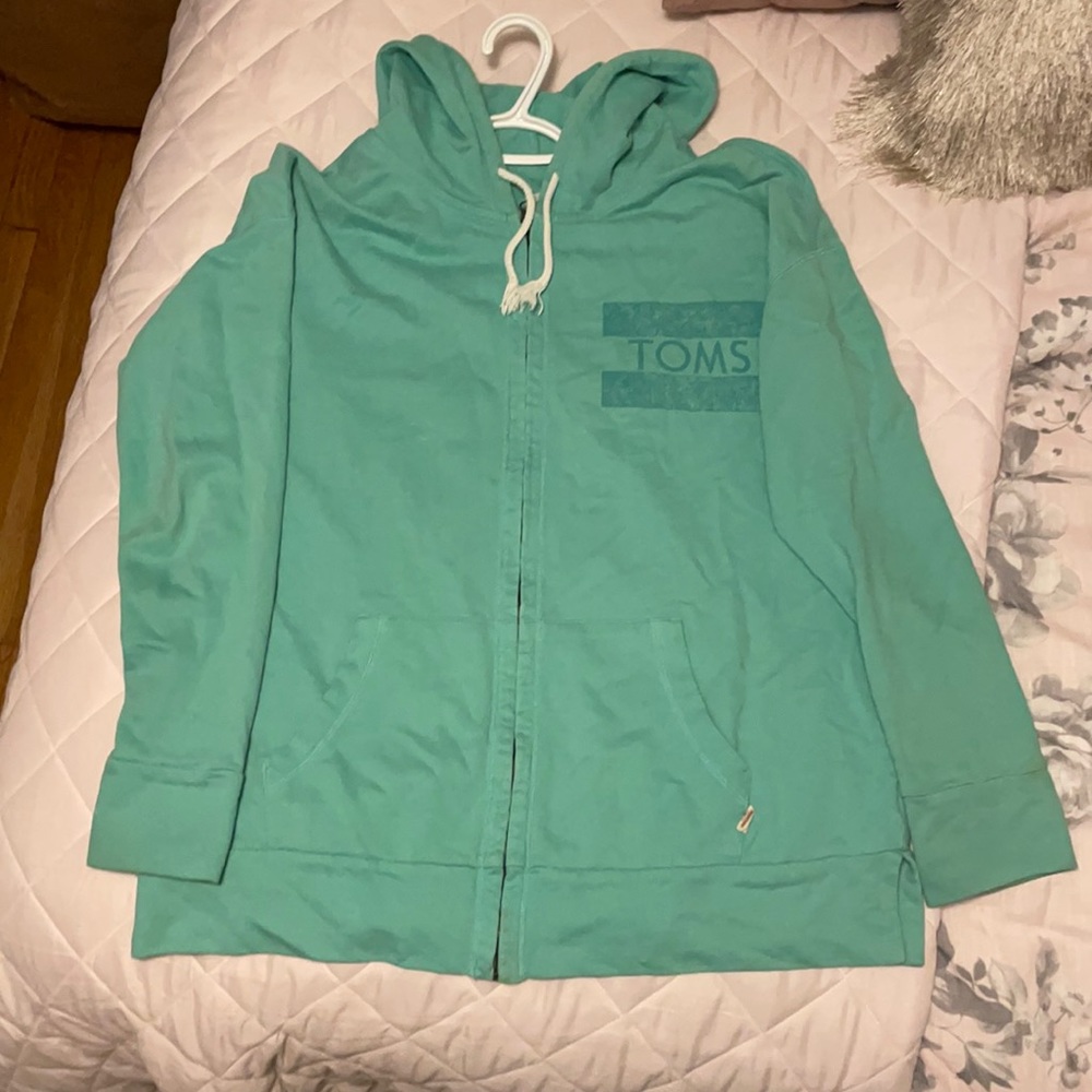 Toms Zip up hooded sweatshirt